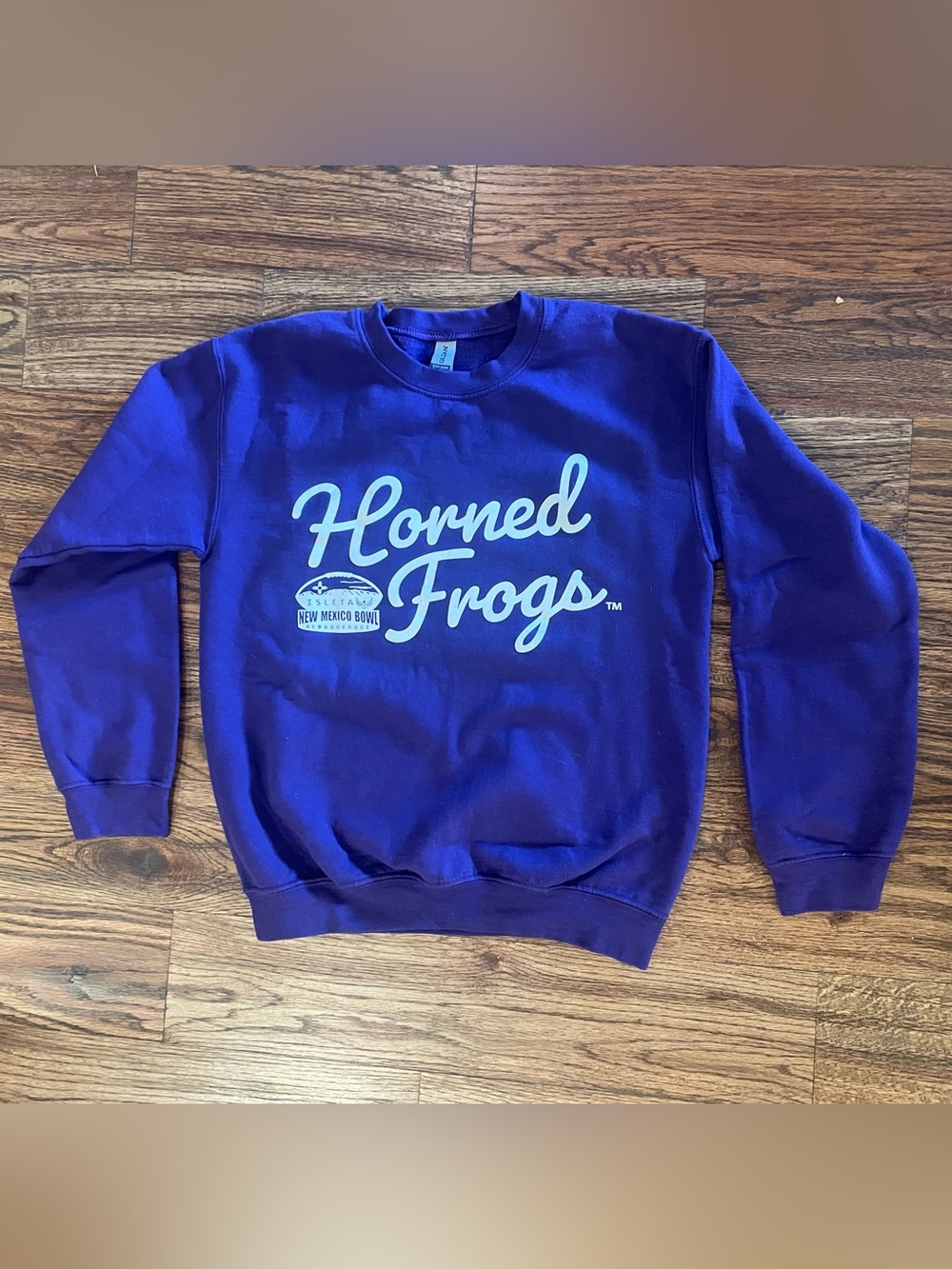 TCU Horned Frogs Purple Graphic Crewneck Sweatshirt